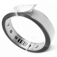 thumbnail image 4 of Cinta métrica autoadhesiva de acero inoxidable con guía de precisión para carpintería, cinta métrica de metal Ru como se muestra, 4 of 5