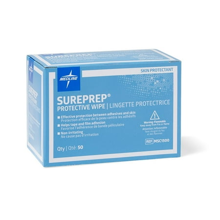 - Medline Industries Medline Sureprep Protective Wipes, 50 ea