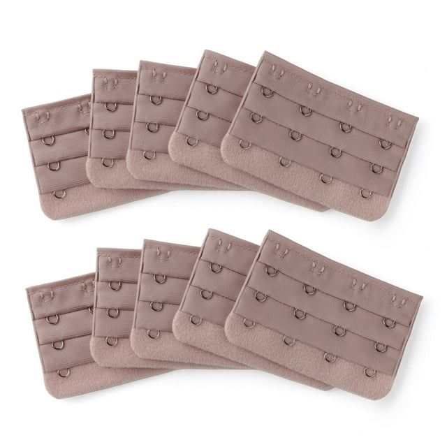 Allegra K Rallonges de Soutien-Gorge pour Femmes 3 Rangées 4 Crochets Rallonge de Bretelles