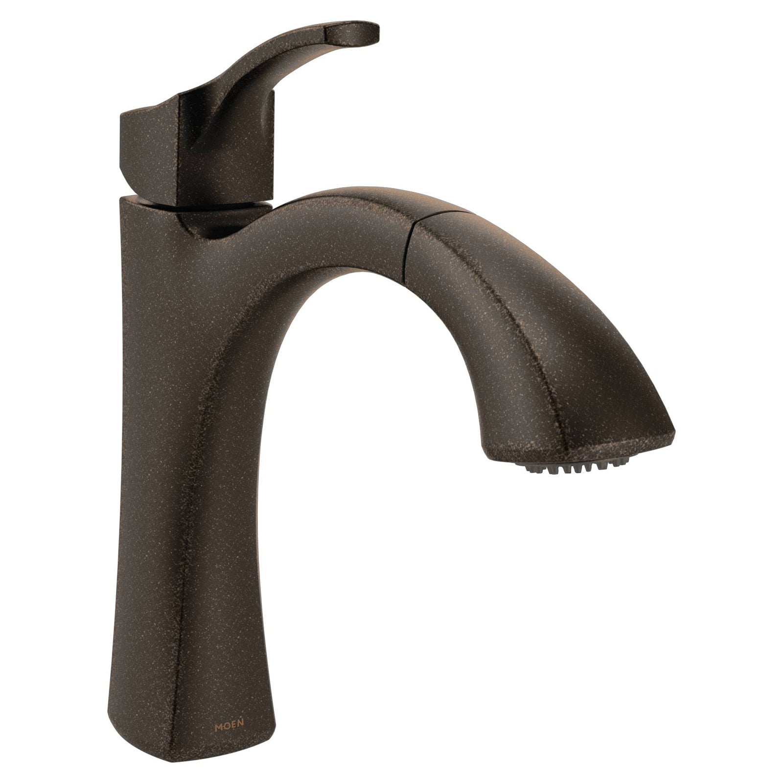Moen Voss Oil Rubbed Bronze One Handle High Arc Pullout Kitchen Faucet