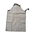 thumbnail image 1 of Delantal de soldadura Zulema Ropa de soldadura Correa ajustable Bolsillo frontal Duradero 60cmx90cm Gris, 1 of 8