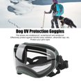 thumbnail image 4 of Lunettes de Protection pour Animaux, Lunettes de Soleil Confortables avec Sangles Élastiques Réglables Durables pour Course Lentilles Rouges, Lentilles Grises, Lentilles Bleues, Lentilles Transparentes, Lentilles Argentées, 4 of 7