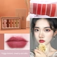 thumbnail image 4 of Labial de Terciopelo en Tonos Modernos: Rosa Durazno, Rojo Clásico, Café Caramelo, Tomate Maduro y Rosa Suave – Juego de 5 Colores, Ideal para un Look Completo de Lunes a Viernes., 4 of 6