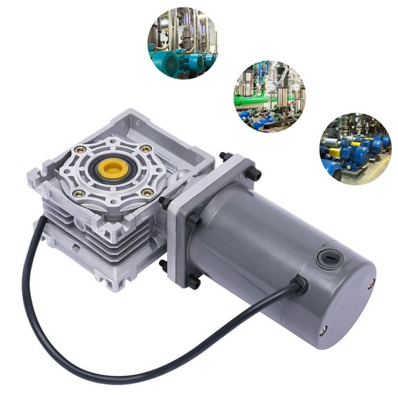 DC 12V  Gear Motor Worm Gear Gearbox Worm Gear Reducer RV Motor High Torque 120W