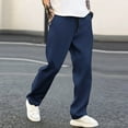 thumbnail image 2 of Pantalones de jogging informales para hombre: cintura elástica, cordón, poliéster de secado rápido, bolsillos, tallas M-XXXL para senderismo y deportes, 2 of 8