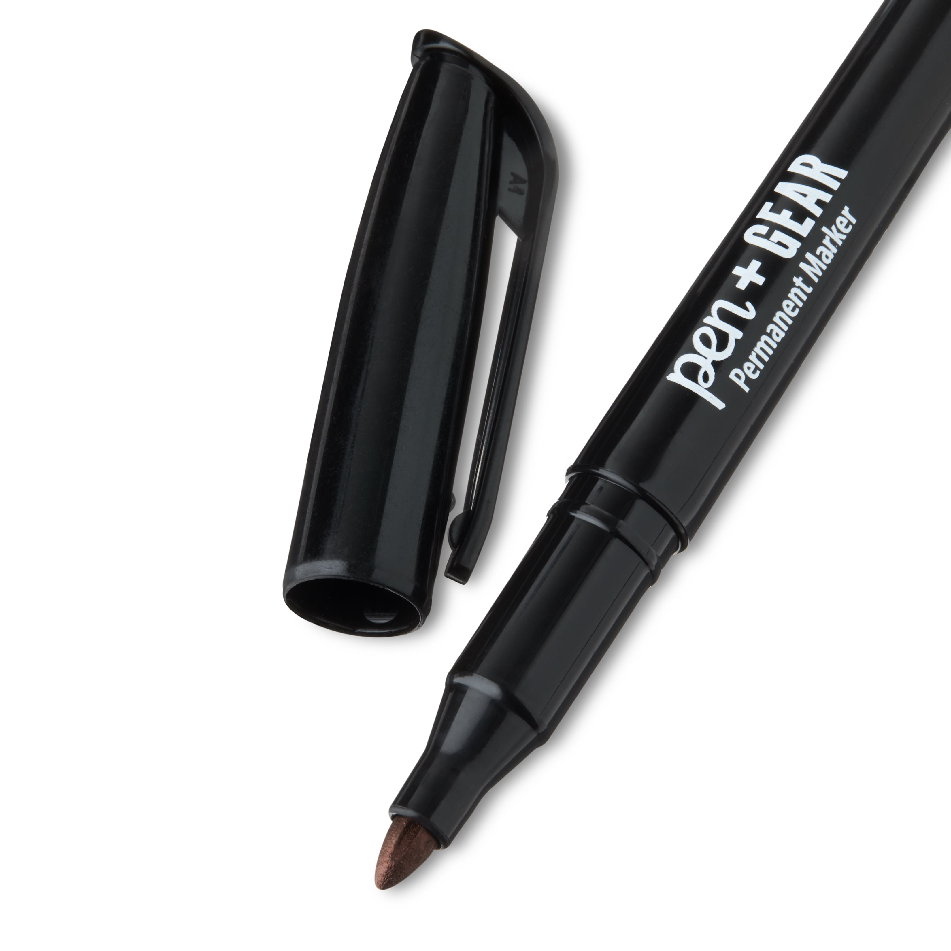 Pen+Gear Permanent Markers, Fine Tip, Black, 36 Count