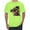 Safety Green, variant on Dean Russo The Only Person Dog Lover Men's Graphic T-Shirt, Black, Small