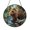 Acrylic 3.5 Inch, variant on Faux Stained Glass Grizzly Bear Suncatcher Window Hanging, Nature Wildlife Sun Catcher for Home Decor