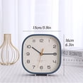 thumbnail image 2 of Simple and Fashionable Small Table Clock Holder with Dual-purpose Clock Silent Bedroom Bedside Desk Clock, 2 of 3