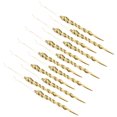 thumbnail image 3 of Gymnture 12Pcs Twisted Clear Icicle Ornaments for Xmas Tree - Golden, 3 of 10