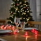 thumbnail image 4 of Guirnalda de luces LED navideñas | Decoración navideña multicolor con Papá Noel y muñeco de nieve de hierro | Luces festivas de 1,5 m | Iluminación de bajo consumo para exteriores e interiores, 4 of 6