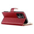 thumbnail image 3 of Funda cartera GANGXUN para OPPO Reno 13 , cuero PU con tarjetero, cremallera, correa de mano, soporte y protección 719°, 3 of 6