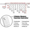thumbnail image 6 of QUEST -Butterfly 96 Led Fairy String Curtain Lights Christmas Party Wedding Decor Lamp, 6 of 6