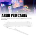 thumbnail image 3 of Cable De Extensión De La Fuente De Alimentación De PC, Cable De PSU De 5V Argb, Tiras De LED De Extensión De PSU Para La Caja De La Computadora De La Placa, 3 of 7