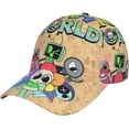 thumbnail image 1 of Dandys World Cap Printed Adjustable Baseball Hat Fan Cap for Men Women, 1 of 6