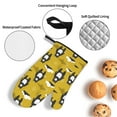 thumbnail image 3 of Salouo Cartoon Bear Yellow for Oven Mitts and Potholders BBQ Gloves-Oven Mitts and Pot Holders Non-Slip Cooking Gloves for Cooking Baking Grilling (4-Piece Set), 3 of 6