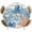 Green, variant on Coastal Octopus Round Tablecloth 36-44 Inch Round Fitted Table Cloth with Elastic Edge, Nautical Orange Blue Coral Starfish Waterproof Table Cover Protector for Outdoor Picnic Party Dining