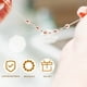 thumbnail image 5 of 200 piezas Diy Beads de cobre liso Pulseras redondas lisas Cuentas espaciadoras sin costuras sueltas sueltas, 5 of 6