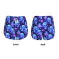 thumbnail image 3 of KLL Skull flower star sky Pattern Shorts Women,Athletic Shorts High Waisted Running Shorts Pocket Sporty Short Gym Elastic Workout Shorts-XX-Large, 3 of 7