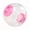 Pink, variant on LAZIOEGR 7.3 Inches / 18.5 cm Transparent Small Animal Hamster Gerbil Exercise Ball Toy with Snap Cap, Pink [cite: 8]