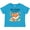 Turquoise, variant on Inktastic My Papa Loves Me- little fox Boys or Girls Toddler T-Shirt