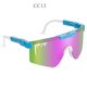 thumbnail image 1 of Pit Viper Gafas de sol UV400 Gafas de sol Hombres Mujeres Adultos Gafas al aire libre Gafas deportivas Mtb Shades sin caja, 1 of 4