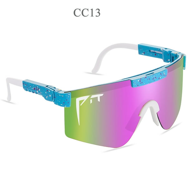 Pit Viper Gafas de sol UV400 Gafas de sol Hombres Mujeres Adultos Gafas al aire libre Gafas deportivas Mtb Shades sin caja