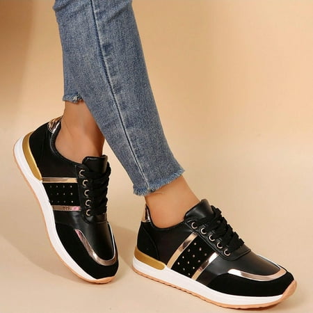 Women s Platform Walking Orthotic Non-Slip Wedge Sneakers – Casual Work Shoe 2026