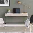 thumbnail image 3 of Evelyn&Zoe Evans 48" Wide Rectangular Writing Desk, Alder White, 3 of 7