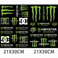 thumbnail image 1 of Nouveau! Autocollant de Moto de Course Monster Energy Hjälmdekal, 1 of 1