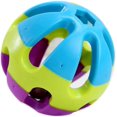 thumbnail image 3 of Bola Colorida con Campana para Pájaros, Loros, Guacamayos, PJMiquitos Grises Africanos - Accesorio para Jaula para Conejos, Gatos y PJMros 3 Piezas, 3 of 5