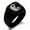 Black, variant on Stainless Steel Floral Yin Yang Engraved Square Flat Top Biker Style Polished Signet Ring