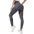 thumbnail image 3 of BODOAO Sculpting Fit Lounge Curve Contouring Non See Through Full Length Capri Workout Compression Support Tummy Control Buttery Soft for Gym Grey XL, 3 of 7
