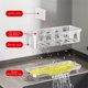 thumbnail image 5 of Organizador de fregadero de cocina Estante de soporte de esponja | Bandeja de almacenamiento de plástico compacta | Soporte de drenaje ventilado | Elegante accesorio para el baño o la sala de, 5 of 5