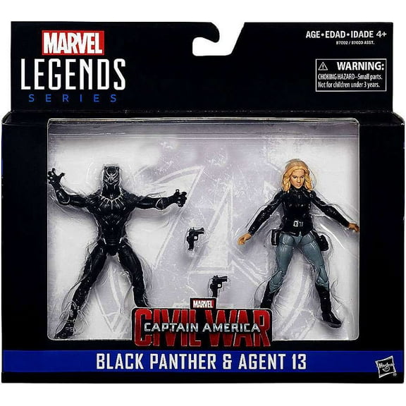 Marvel Black Panther & Agent 13 Action Figure 2-Pack