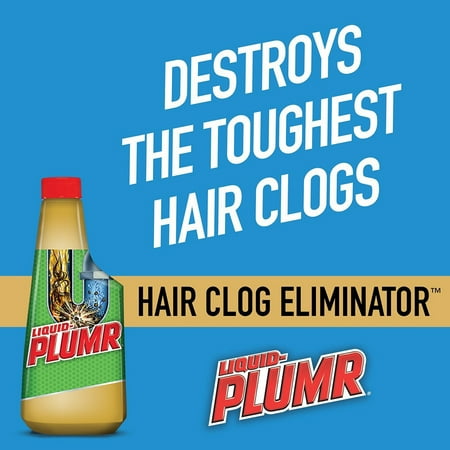 clog remover eliminator plumr strength liquid oz pro hair