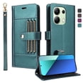 thumbnail image 1 of FOXDOCK Funda tipo Cartera para Xiaomi Redmi Note 13 4G – Cubierta de Cuero PU con Múltiples Ranuras, Bolsillo para Efectivo y Correa de Muñeca, 1 of 6