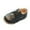 Black, variant on GJSYRH Toddler Boys Girls Dress Shoes Comfort Oxford Shoes Wedding Dress Shoes Lace Up Soft Leather School Uniform Loafer Flats Brown 2-2.5 Years