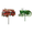 red,green, variant on Garden Wind Spinner, Green Tractor Windmill Stake with Rotating Wheels for Patio Yard Garden, Unique Outdoor Sculptures Ornament Gift for Friends Family ( Tractor )