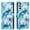 Blue, variant on Wallet Case Compatible with Samsung Galaxy S25 FE with Card Holder, Convertible Stand Flowers Case Magnetic for Women and Girls, Butterfly Floral Protective PU Leather Flip Case, Blue Butterflies