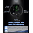 thumbnail image 5 of Next Gen Ultra Muscle Fitness AB Belt, Adjustable Toning Belt, 12 Modes & 19 Intensity Levels, Core Muscle Firming & Strengthening Workout Equipment for Abs, Arms, Legs Black, 5 of 8