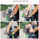 thumbnail image 4 of Cesta plegable para bicicleta Hamiledyi, elevable en la parte delantera y trasera, 4 of 6
