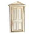 thumbnail image 2 of Casa de muñecas en miniatura 1:12 Puerta exterior de madera de 4 hojas con muebles de la casa en escalera Speravity WJ4207-00B, 2 of 7