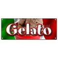 thumbnail image 1 of SignMission B-Gelato Gelato Bannière - Crème Glacée Dessert Italien, 1 of 1
