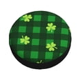 thumbnail image 3 of Balery Happy St. Patrick'S Day5tire Cover Waterproof Dust-Proof, Universal Spare Wheel Tire Cover For Trailer, Rv, Suv Truck And Vehicle Camper Accessories-17 Inch, 3 of 9