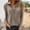 Brown, variant on Dolkfu Black Fall Winter Tops for Women 2026 Long Sleeve Minimalist Zip Mock Neck Knitted Fabric Zip-Up Sweaters Refined Solid Sweaters Black,L