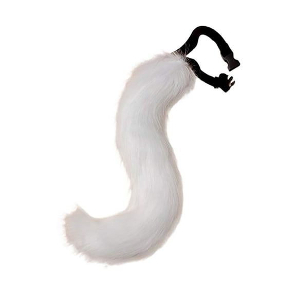 Event & Party, Halloween 3D Cute Animal Tail Pendant Women Holder Pompoms Tail Fashionable Hairy Tail 50cm Halloween Plush Tail, Home Decor