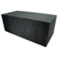 thumbnail image 3 of Dual 12" Sub Box Ported Vented Subwoofer Enclosure MDF Car Audio Stereo System, 3 of 4
