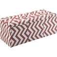 thumbnail image 4 of Furniture of America Aiden Rectangular Lift Top Bench Ottoman, Red/White, 4 of 5