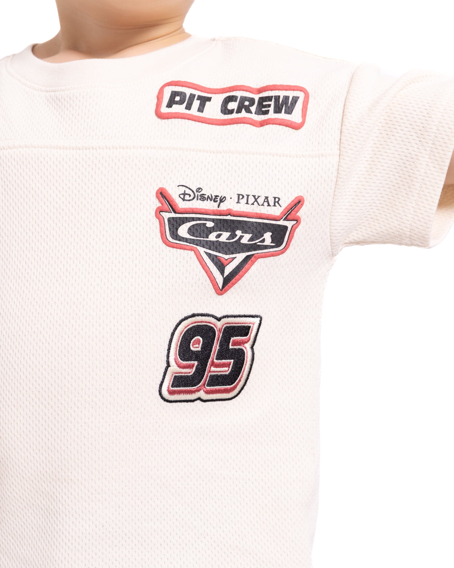 Pixar Cars Toddler Boys Mesh Graphic Tee with Short Sleeves, Sizes 12M-5T